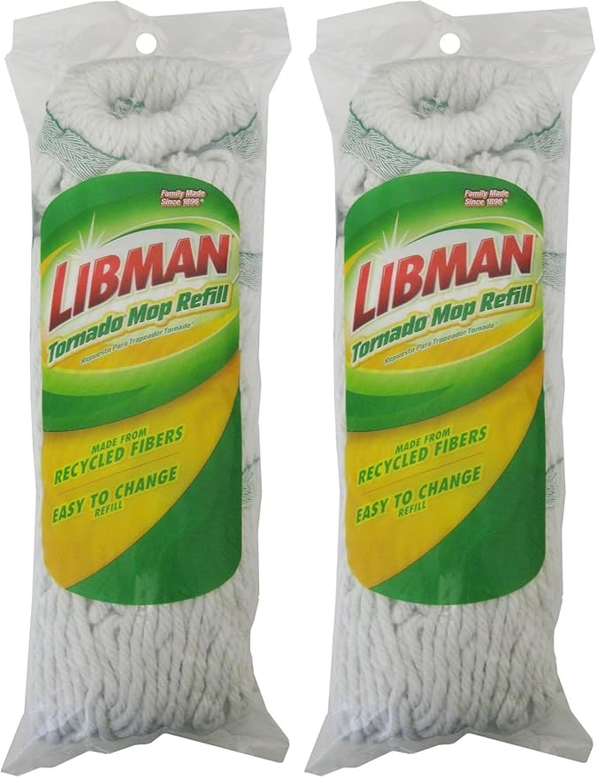 Libman 2031 Tornado Mop Refill (Pack of 2)