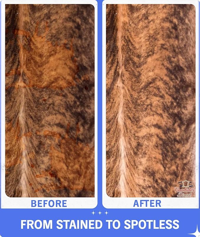Cowhides Direct Cowhide Carpet Cleaner Spray - Rug Cleaner & Shampoo for Cowhide Rugs - Pet Stain Remover & Spot Cleaner for Area Rugs