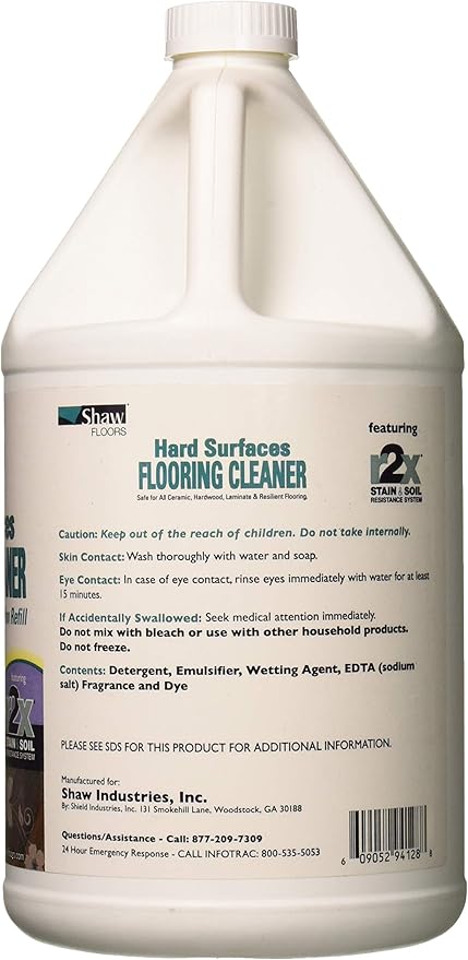 Shaw Floors R2X Green Hard Surface Flooring Cleaner Ready To Use No Need To Rinse Refill