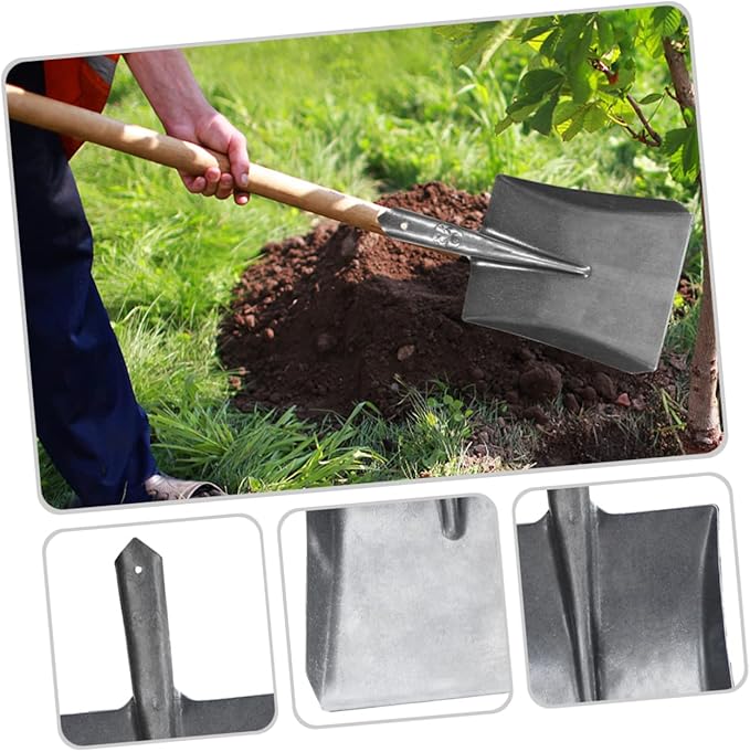 Outdoor Gardening Spade Tool Lightweight Farm Shovel for Planting Weeding Soil Loosening for Outdoor Use Efficient Easy to Store