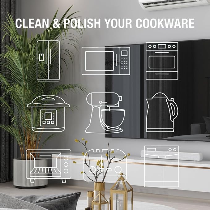 CleaningWipes for Microwaves and Cooktops, Easily Removes Food and Grime Buildup, Great for Home and Kitchen Use - 80 Count,Professional Grade Heavy-Duty Cleaning，Convenient Stove Cleaner