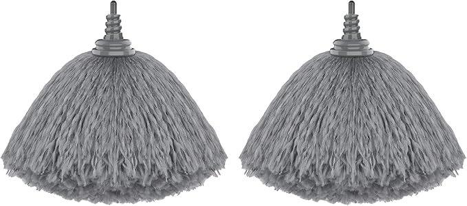 MR.SIGA Microfiber Delicate Duster Refills, Detachable and Washable Duster Head, 2 Pack