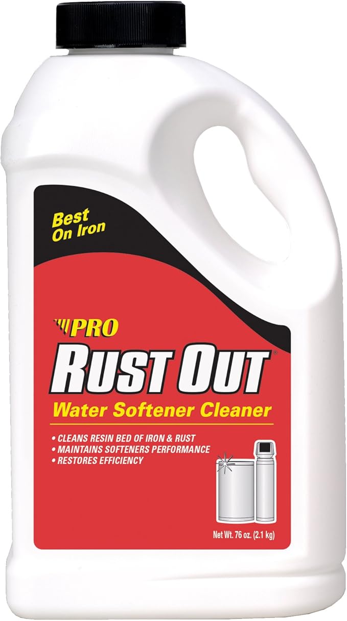 Pro Products Rust Out RO05B Water Softener Cleaner And Iron Remover, 4.75 lb. Bottle, 3 Pack