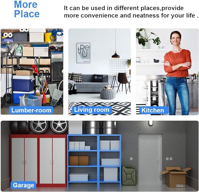 BestOffice 14Dx36Wx72H 5-Shelf Adjustable Storage Shelves Wire Shelving Unit Garage NSF Metal Shelf Heavy Duty Utility Commercial Grade Steel Layer Shelf 1250 LBS Capacity,Black