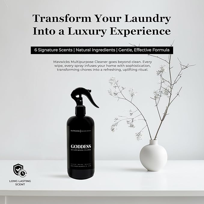 Fragrances All Purpose Cleaner Spray (Goddess) 16 Oz – Multipurpose Surface Cleaning Spray for Kitchen, Bathroom, Floors and Counters, Home and Office, Natural and Non-Toxic