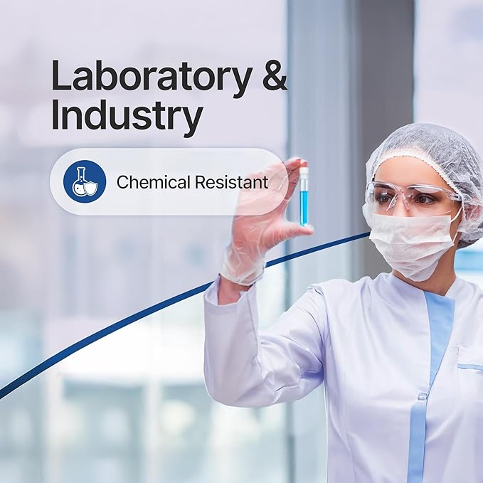 Schneider Clear Vinyl Exam Gloves, Latex-Free, Disposable Medical Gloves, Cleaning Gloves, Food Safe, Powder-Free, 4 mil