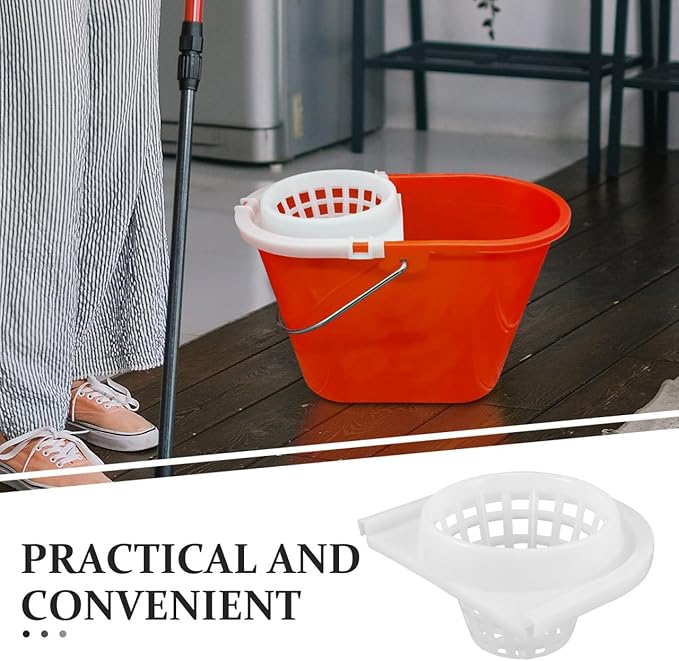 Hemoton Mop Bucket Basket Replacement 8.66 Inch Water Squeezing Drainage Basket for Round Mop Buckets Efficient Mopping Tool Accessory
