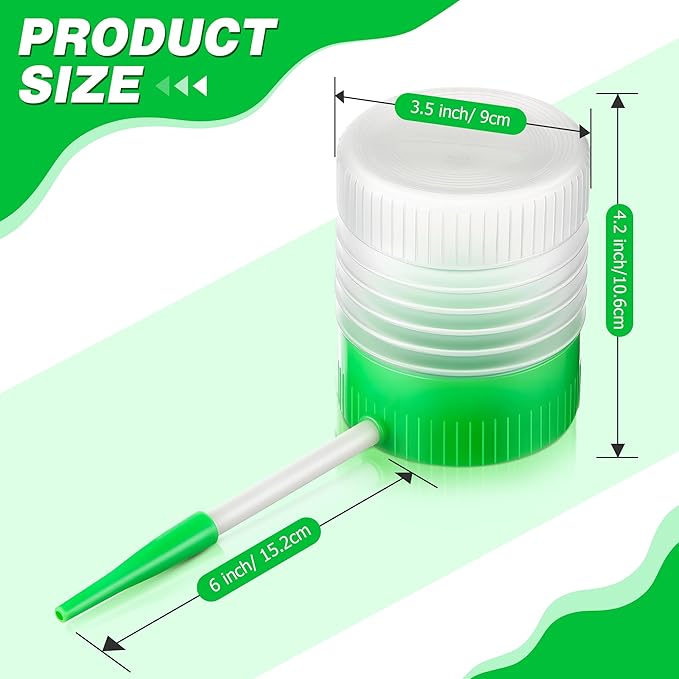 Qualirey 1 Pack Diatomaceous Earth Powder Duster with 6 Inch Extension Nozzle, Diatomaceous Earth Powder Duster for Pest Control, Sprayer for Indoor and Outdoor Use