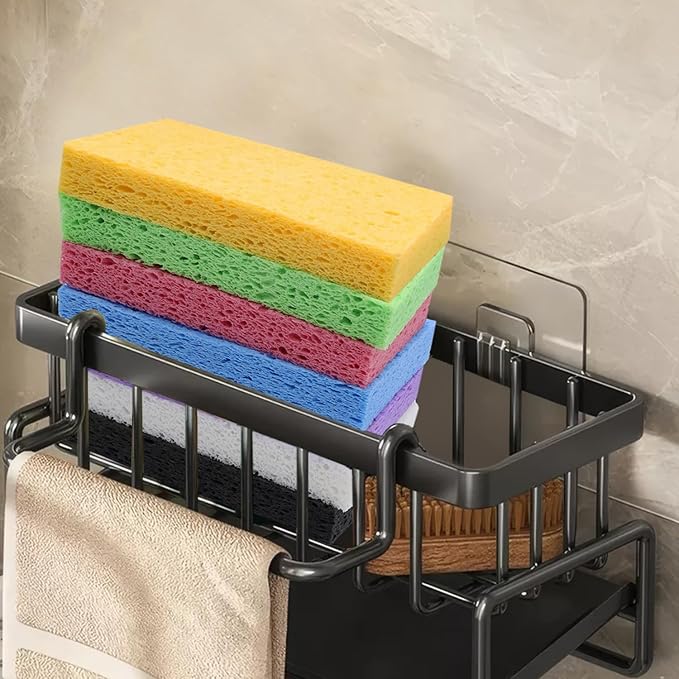 Large Cellulose Sponges, Kitchen Sponge for Dish, Thick Heavy Duty Scrub Pads, Non-Scratch Scrubber for Household/Cookware/Bathroom/Office/Boat 5.5" x 3" x 1" (7 Pack) White
