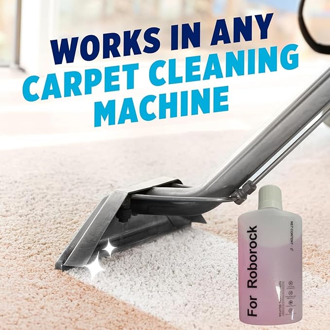 1L Stain & Odor Remover, Carpet Cleaner. Compatible With Roborock. Compatible With All Upright And Compact Deep Carpet Cleaners(2PCS)