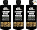 Flitz Tumbler Media Additive - 7.6oz Bottle of USA-Made Brass Cleaner Reloading Liquid for Ammo, Copper, & All Metals - Ammonia-Free Tumbling Polish to Remove Oxidation, Powder Residue (3 Pack)