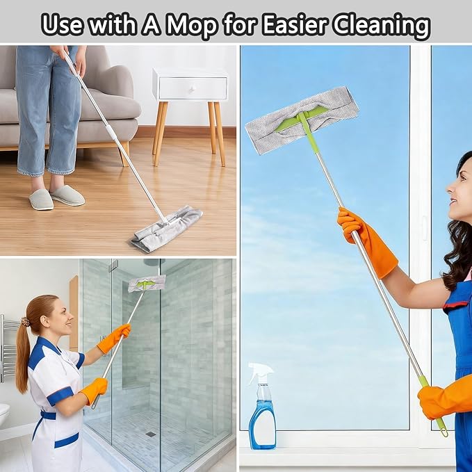 XANGNIER Microfiber Glass Cleaning Cloths,8 Pack Streak Free Miracle Cleaning Cloth,Reusable Lint Free Cleaner Towels for Kitchen,Windows,Mirror,Glasses,Car Windshields,Stainless Steel,11.8"×11.8"