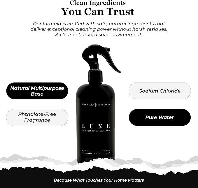 Fragrances All Purpose Cleaner Spray (Luxe) 16 Oz – Multipurpose Surface Cleaning Spray for Kitchen, Bathroom, Floors and Counters, Home and Office, Natural and Non-Toxic