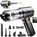 Handheld Vacuum Cleaner 26000Pa Suction with Brushless Motor, 4-in-1 Portable Mini Car Vacuum with 3 Suction Modes, Cordless Vacuum with LED Light, Type-C Charge for Car, Office Desk, Keyboards