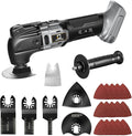 Cordless Oscillating Tool Compatible with Dewalt 20v Battery, 21000 OPM Max Brushless-Motor Tool with Auxiliary Handle, Oscillating Multi-Tool for Scraping, Sanding,Cutting Wood(Not Battery)