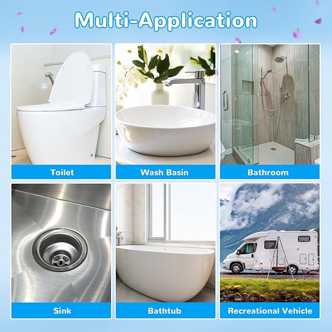 36 Refills Disposable Toilet Bowl Paper Bulk Toilet Fresh Flushable Refills for Bathroom Toilet Brush Accessories Supplies Starter Kit (Lavender Scent)