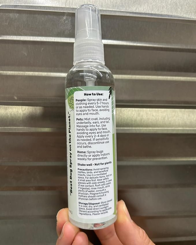 Cedarcide Original Bug Spray | Repel & Kill Fleas, Ticks, Mosquitoes, Mites, Ants & Chiggers | for use on People, Pets & Home | Natural Cedar Oil | Eco-Friendly | 4 Oz