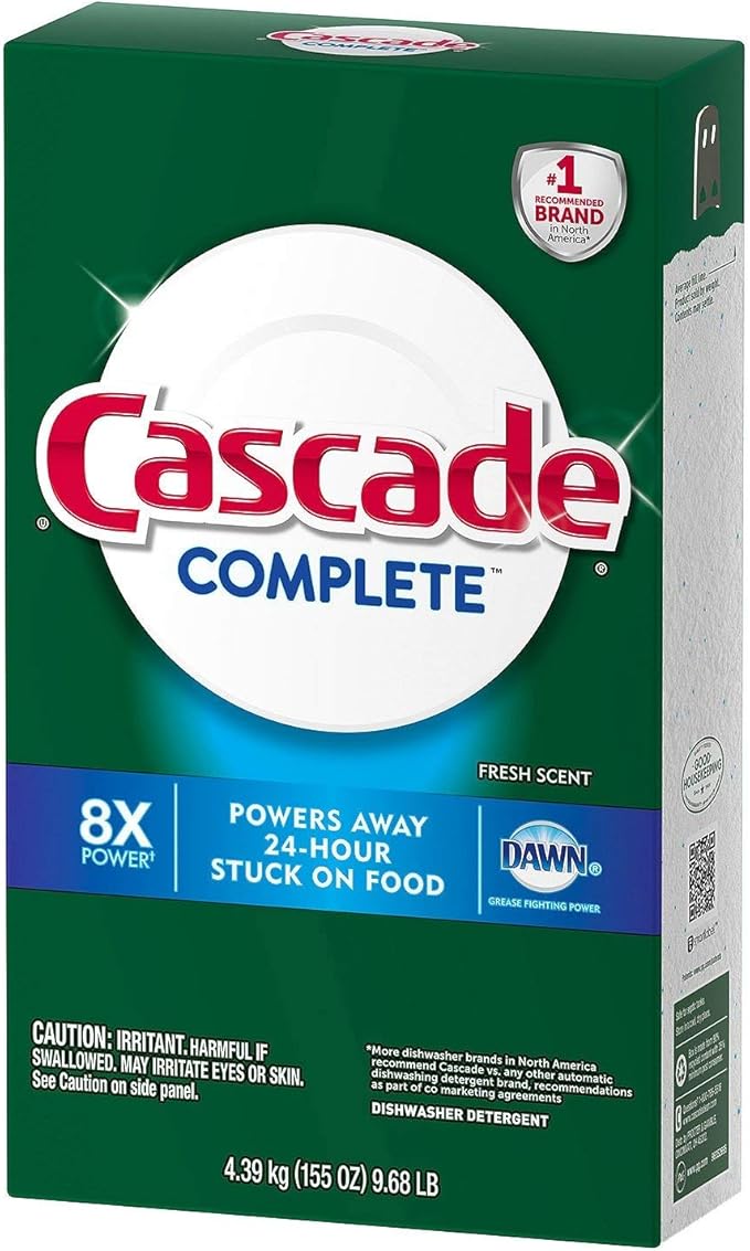 Cascade Complete Powder Dishwasher Detergent, Fresh Scent (155 oz.)