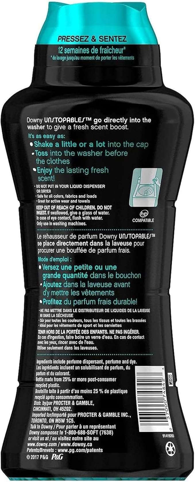 Downy Unstopables In-Wash Scent Booster Beads, Fresh (34 oz.)