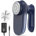 BEAUTURAL Sweater Fabric Shaver Home-Edition, Powerful & Efficient Lint Remover for Clothes and Furniture, AC Adapter or Battery Powered Pill Fuzz Remover, Special for Your Family Ultramarine