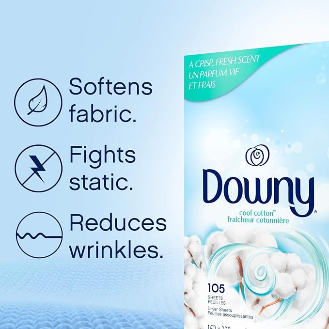 Downy Fabric Softener Dryer Sheets, April Fresh, 240 Count