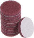 HARFINGTON 8pcs Drill Power Brush 2 inch Tile Scrubber Scouring Pads 320-400 Grit for Bathroom Kitchen Household Cleaning
