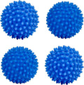 Eco Laundry Dryer Balls Reusable Silicone Soft Washing Balls Fabric Softener Alternative for Quick Drying (4 Packs)