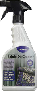 ForceField® Fabric De-Crease Anti Static, Anti Soil & Anti Wrinkle Spray for Clothing, Linens, Drapery & More - 22oz