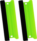 2Pcs Plastic Felt Squeegee, 8.3inch Long Wallpaper Smoother, for Clean & Smoothing, Vinyl Wrap Squeegee, Window Tint Squeegee, Vinyl Scraper, Decal Applicator, Scratch-Free