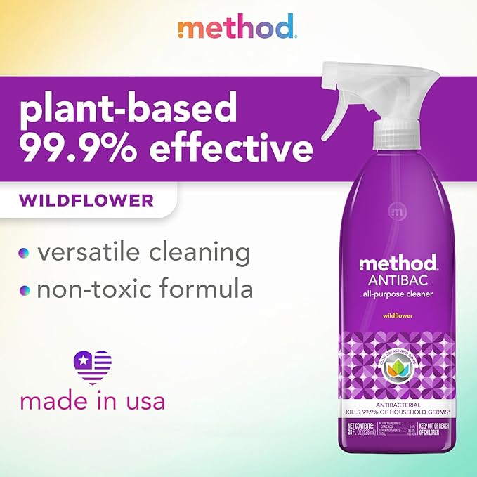 Method Antibacterial All-Purpose Cleaner, Wildflower, 28 Ounce