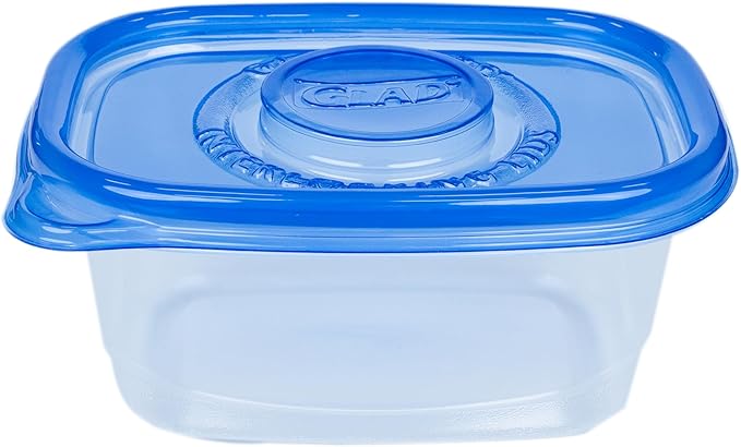 Glad GladWare Medium Rectangle Food Storage Containers with Lids, BPA Free Plastic for Soups Salads and Meal Prep, Airtight Leak Resistant, Microwave Dishwasher Freezer Safe, 24 Oz, 5 Count - 6 Pack