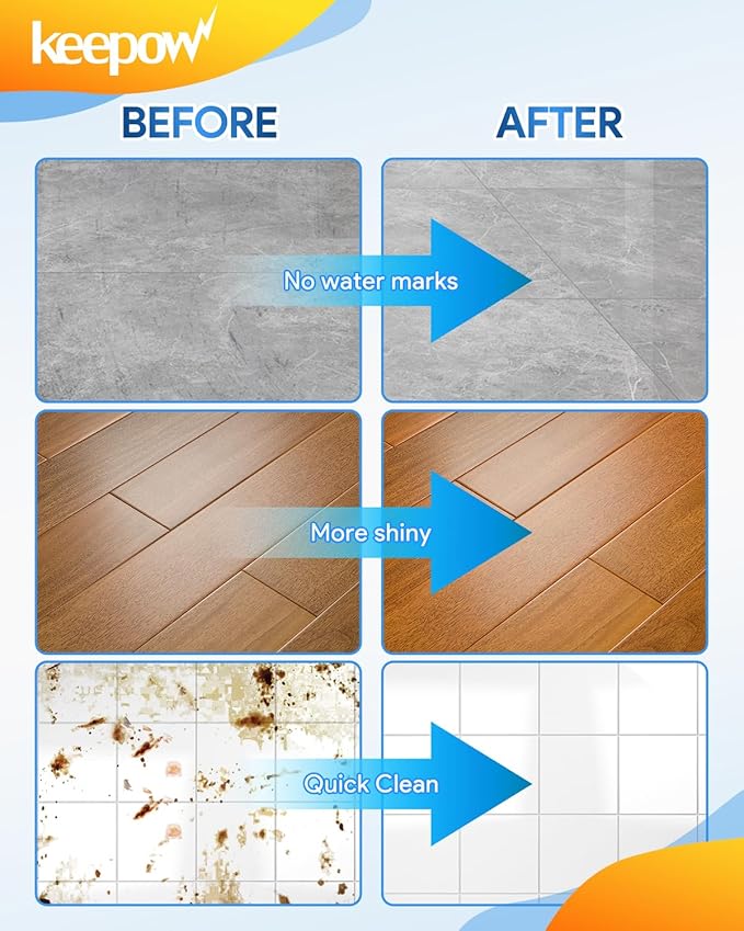 KEEPOW 2 Pack Floor Cleaning Solution for Tineco, Lavender Scent, Deep Cleans Multiple Hard Floors for iFLOOR Series, FLOOR ONE S3 / S5 / S6 / S7 / S9 Artist Series Wet Dry Vacuum (33.8 OZ)