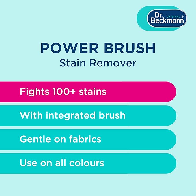 Dr. Beckmann Power Brush Stain Remover | fights even stubborn new & dried-in stains | 250 ml