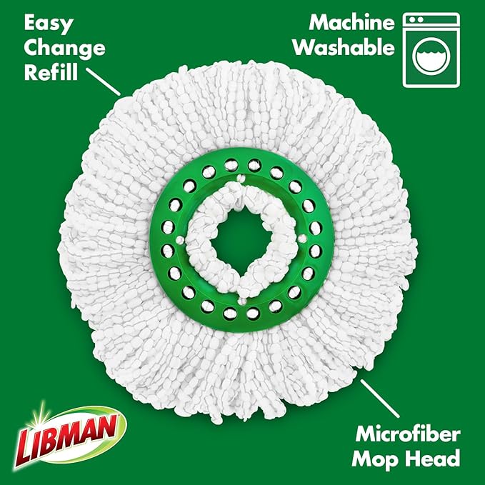 Libman Tornado Spin Mop Refills - Case of 2
