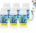Drain Cleaner Powder, Wild Tornado Sink and Drain Cleaner, Powerful Pipeline Dredging Agent, Kitchen Unblocker, Cleaner Powder for Kitchen Toilet (6Pcs)