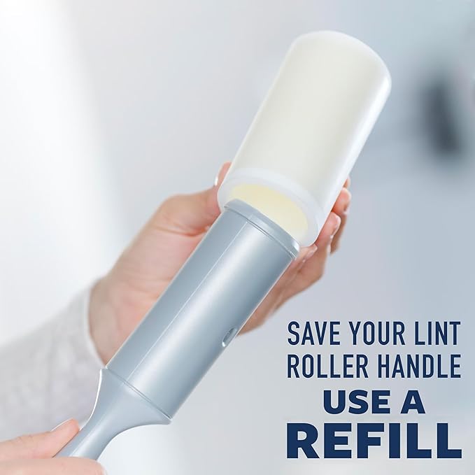 Scotch-Brite Everyday Clean Lint Roller, Scotch Brand Adhesive, Pet Hair & Lint Remover for Clothes, Furniture & Car, 4 in x 54.2 ft Each, 2 Pack, 190 Sheets Total