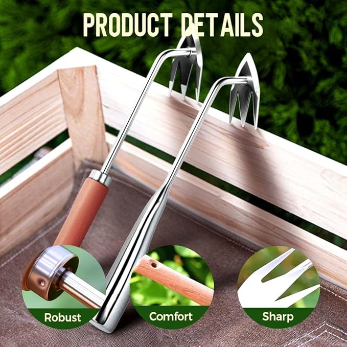 Weed Puller Tool，2026 New Weeding Artifact Uprooting Weeding Tool Weed Remover Tool Manganese Steel Weed Pulling Tool Manual Weeders Tool for Garden (B-1PCS)