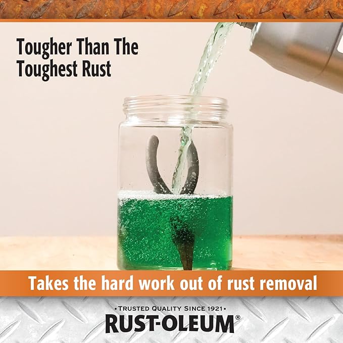 Rust-Oleum Rust Dissolver Soak & Bath | Heavy-Duty Corrosion Remover for Metal Tools, Cars, Bikes, Grills, Bolts, Firearms & More | Gallon