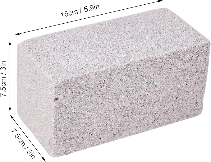 WALFRONT 6PCS Pool Pumice Stone for, PVC Material Scouring Sticks for Toilet Bowl Bathtub Shower Tile, Hard Water Remover for Kitchen Sink Swimming Pool Grates (L 15x40cm / 5.91x15.75in)