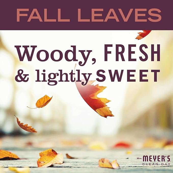 Mrs. MEYER'S CLEAN DAY Multi-Surface Cleaner 3 Pack Variety 16 OZ Each, 1 CT (Acorn Spice + Apple Cider + Fall Leaves)