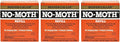 NO-Moth Closet Hanger Refills - Moth Cakes for Hanger Storage, Non-Odorous Moth Cakes for Closet, Kills Clothes Moths, Carpet Beetles, Eggs & Larvae (2 Moth Cakes, Pack of 3)