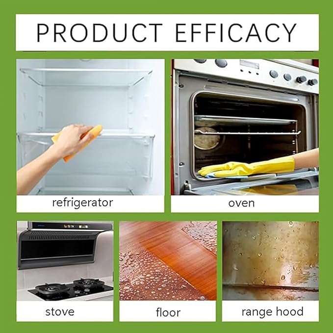 Electrolyzed Ion Kitchen Cleaner Spray,10.14oz Fly Cleanse Natural Formula to Household Appliances,Kitchen Appliance Cleaner,For Hold,Oven,Stove,Range Hood (3pcs)
