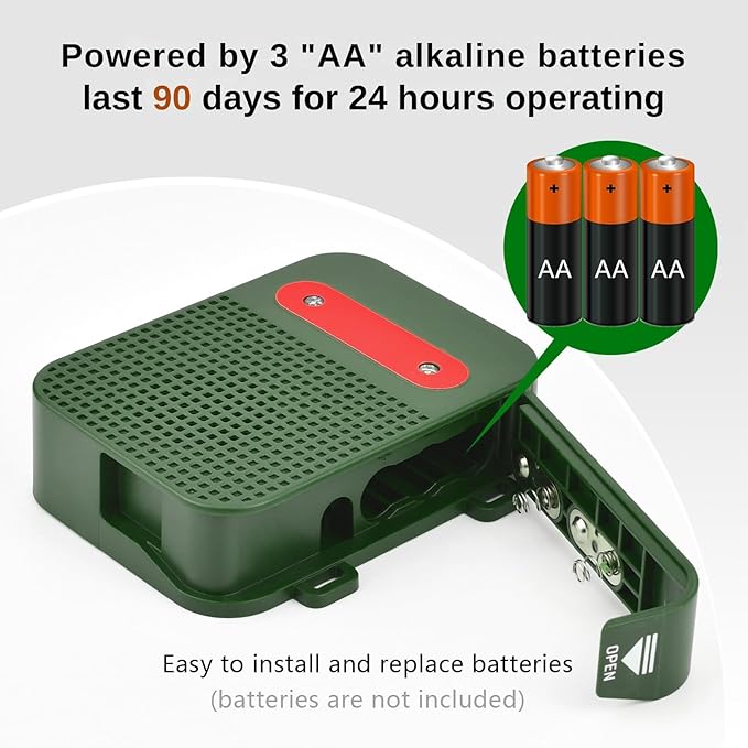 Mouse Repellent Battery Operated Ultrasonic Rodent Repellent for Car Engine Get Rid of Mice Rats from Attic Garage Vehicle Indoor Under Hood Rodent Repeller Pack of 2