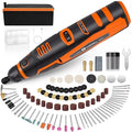 HARDELL 12V Cordless Rotary Tool, 6-Speeds Rotary Tool Kit, 30000RPM Power Rotary Tools with 94 Accessories for Engraving, Sanding, Polishing, Cutting, Carving, DIY and Craft Projects