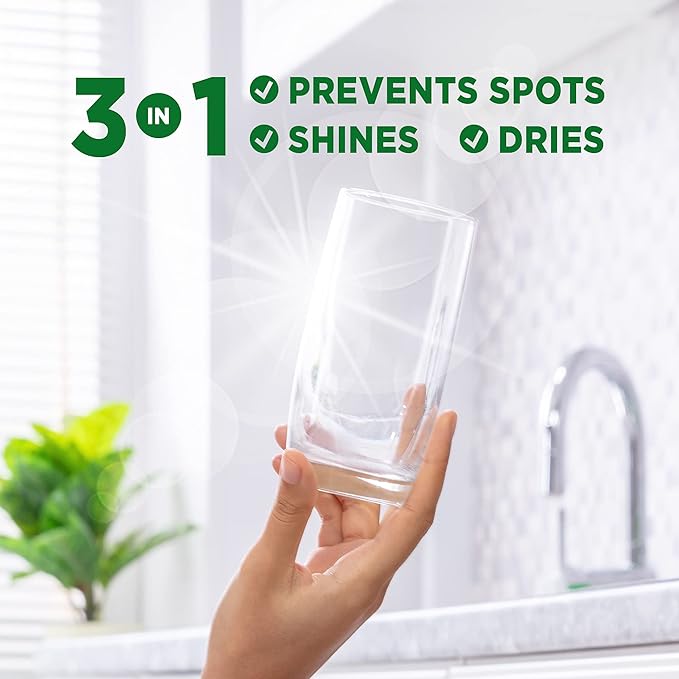 Cascade Dishwasher Rinse Aid, Pack of 2 | 8.45 fl oz | Packaging May Vary