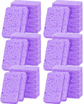 36 - Pack Non-Scratch Scrub Sponges - Sponges for Dishes and Washing Dishes, Cleaning Sponges for Kitchen Home and More（Purple）