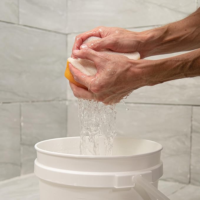 QEP 70007-24 Scrubbing Sponge for Grouting & Cleaning, 7.5" x 5.25"