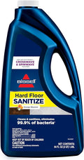 Bissell Hard Floor Sanitize Formula, 25041, 64 Fl Oz CrossWave & Spinwave, Use on Sealed Hard Floors, Orange Bloosom