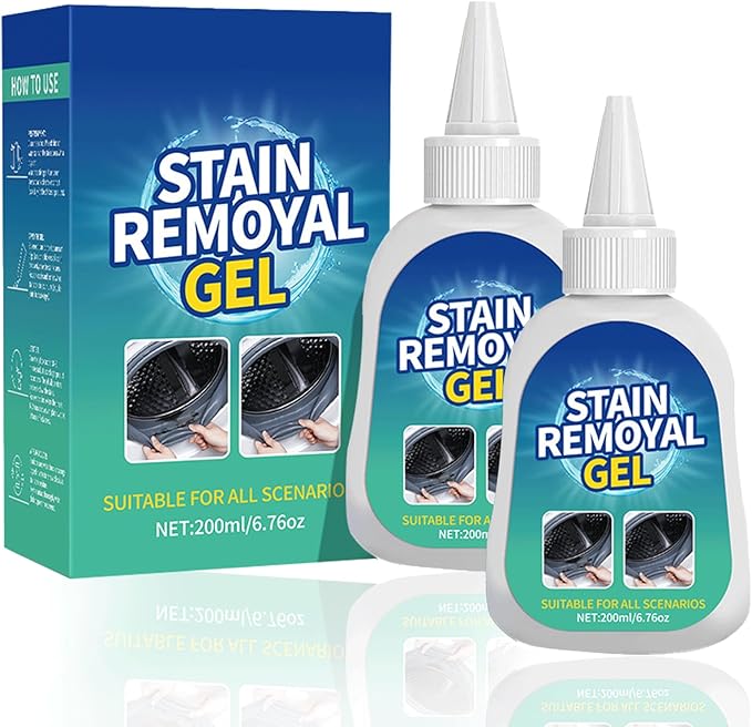 Multi-purpose Stain Remover Gel, Front-Loading Washing Machine Stain Remover, Suitable for Washing Machine Gasket Rubber Seal, Household Stain Remover Gel (2)