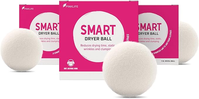 Pink Formula Smart Dryer Ball, 3-Pack